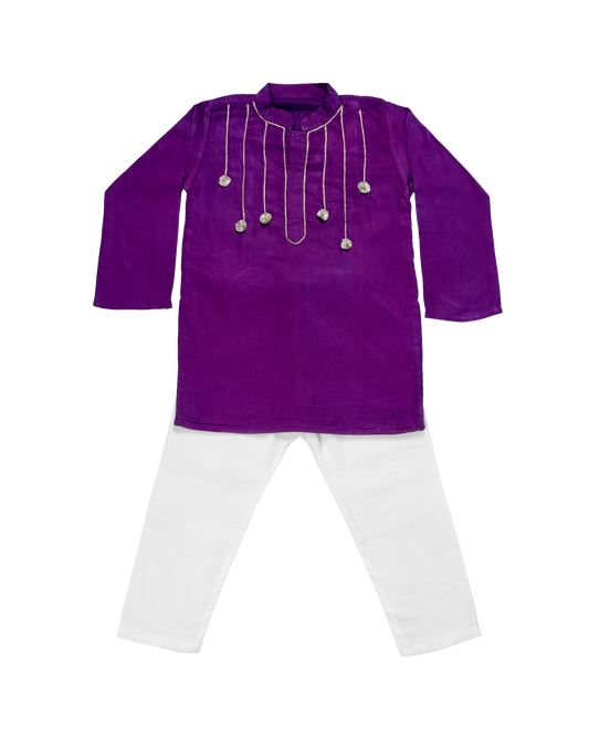 Baadal Moti Set – Royal Threads & floral Drops