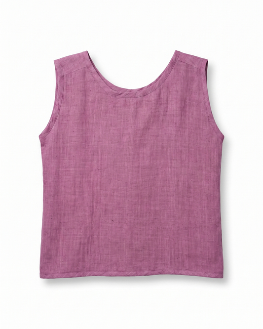 The purple Crossback Top