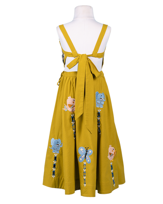 Jungle Jamboree Set – Ochre Yellow & Indigo