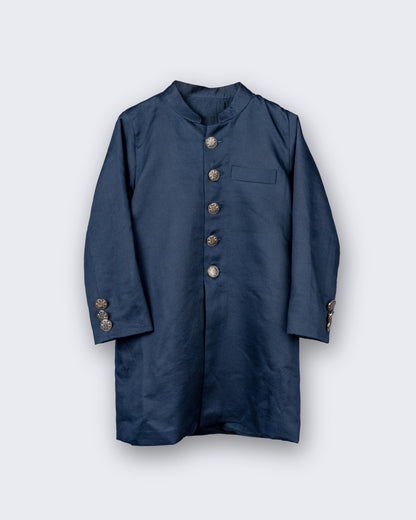 Navy/Midnight Blue Achkan Kurta Set