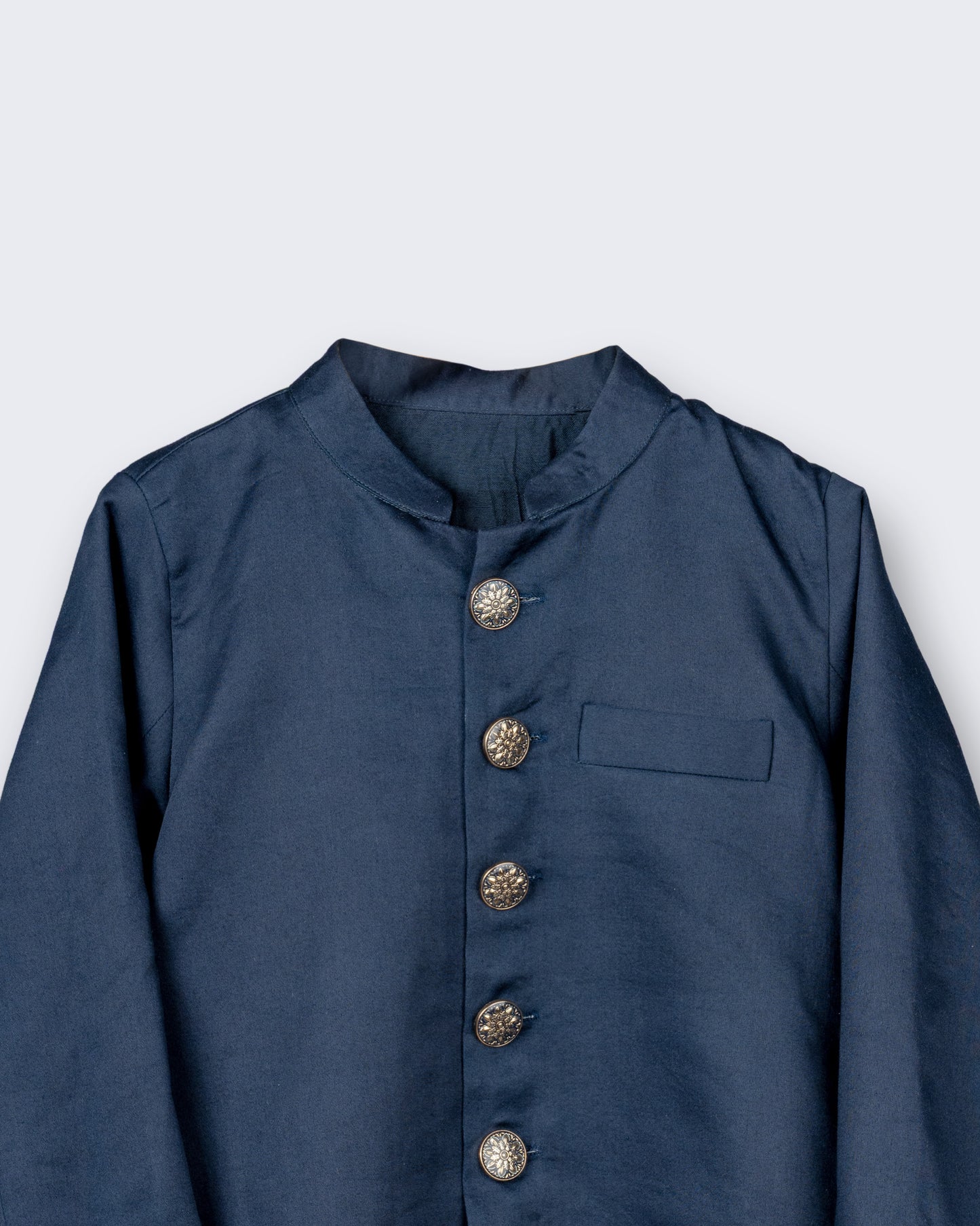 Navy/Midnight Blue Achkan Kurta Set