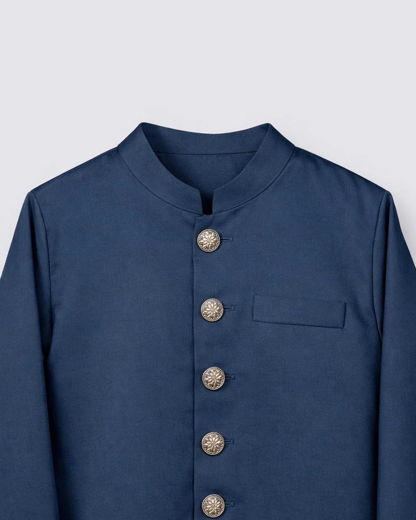 Navy Blue Achkan 3 piece esemble set