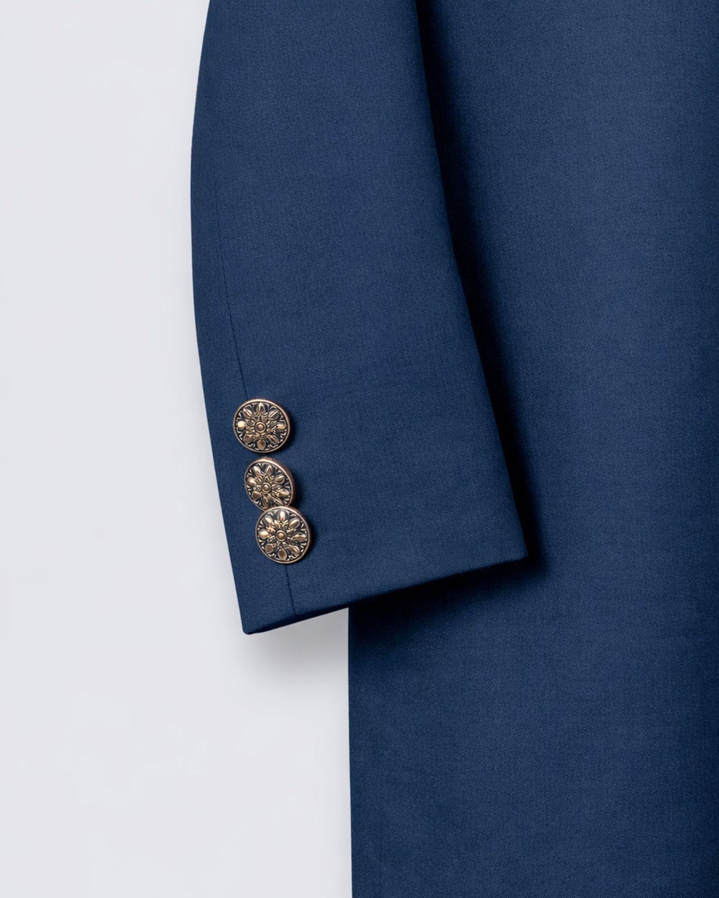 Navy Blue Achkan 3 piece esemble set