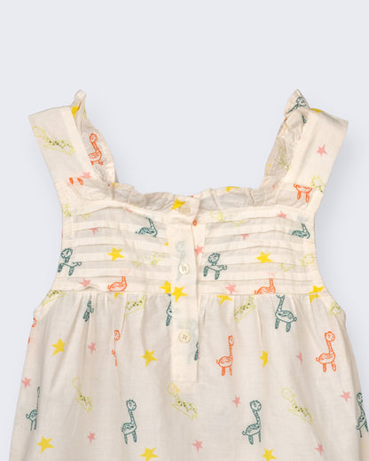 Eddie & Birdie Dino Dreams Muslin Lounge Set