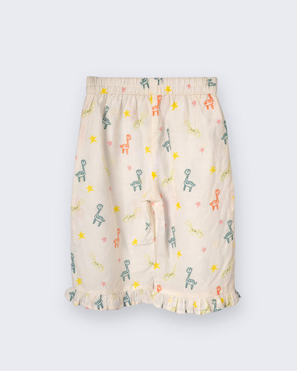Eddie & Birdie Dino Dreams Muslin Lounge Set