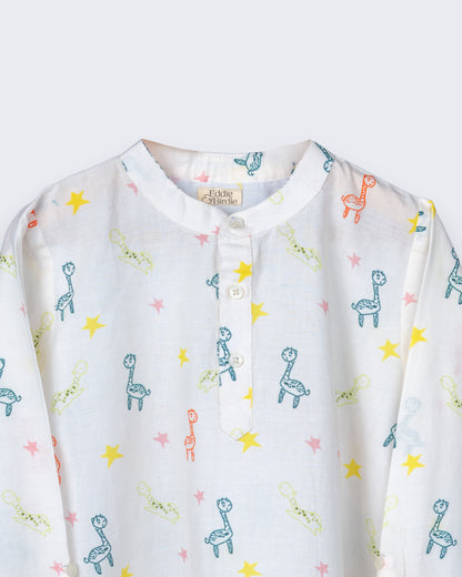 Eddie & Birdie Muslin Cotton Nightwear Set