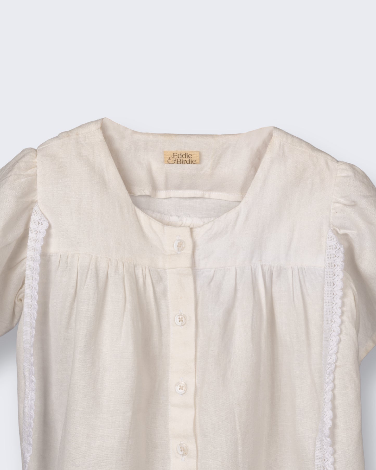 Eddie & Birdie cloud Dreams khadi linen Lounge Set