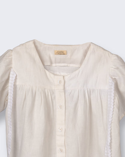 Eddie & Birdie cloud Dreams khadi linen Lounge Set