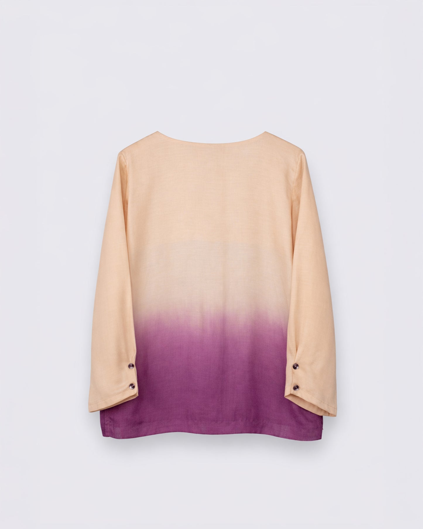 Eddie & Birdie Purple Ombre Linen-Satin Kurta Set