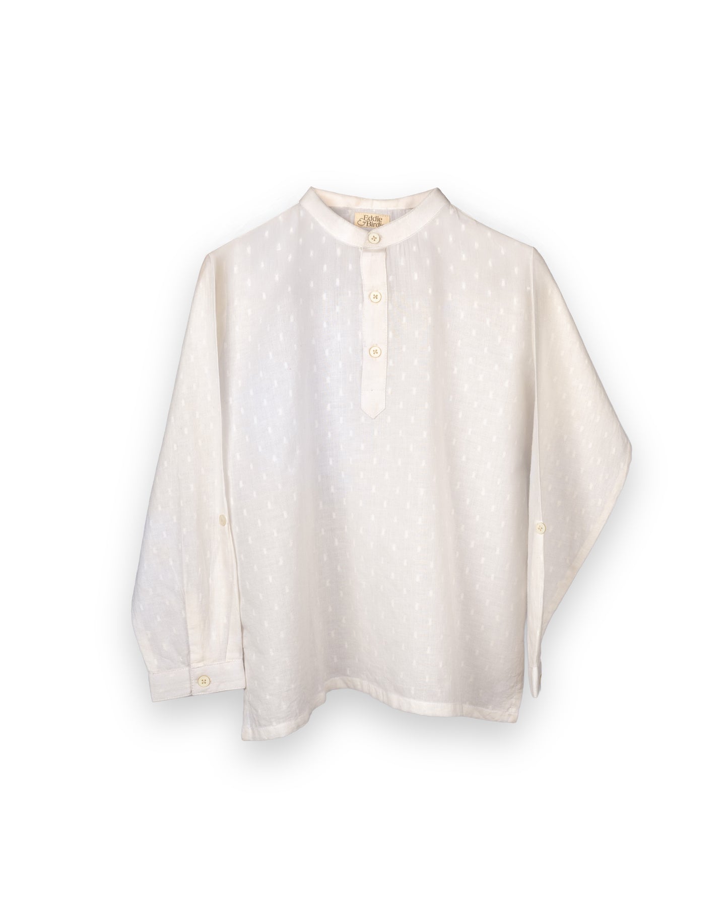 Eddie & Birdie Milky White Muslin Night Kurta Set