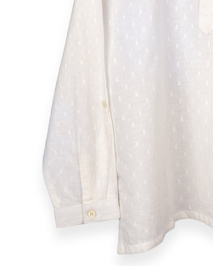 Eddie & Birdie Milky White Muslin Night Kurta Set