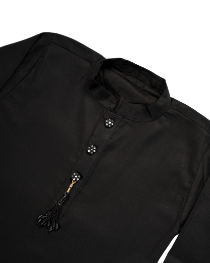 Midnight Mela Set – black & Multistripe