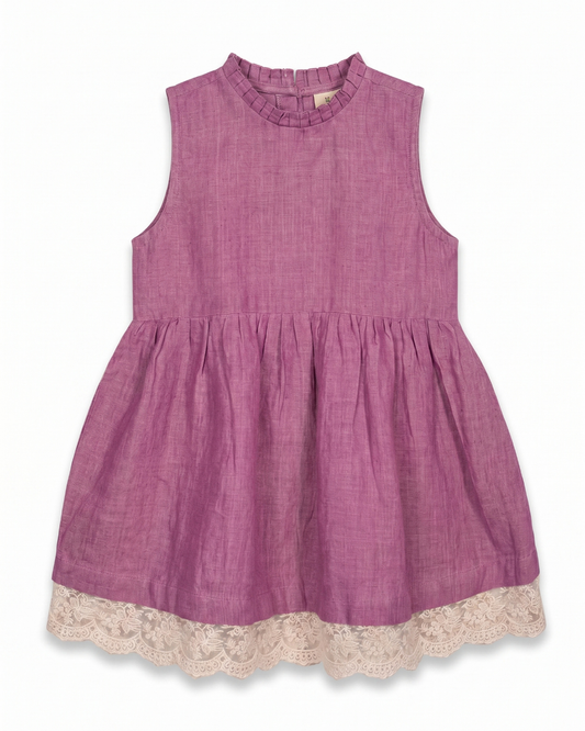 The vintage purple frock