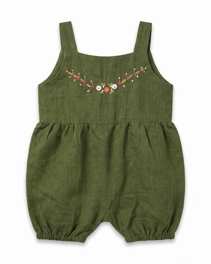 The Moss Linen Jumpsuit