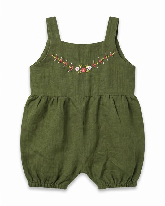 The Moss Linen Jumpsuit