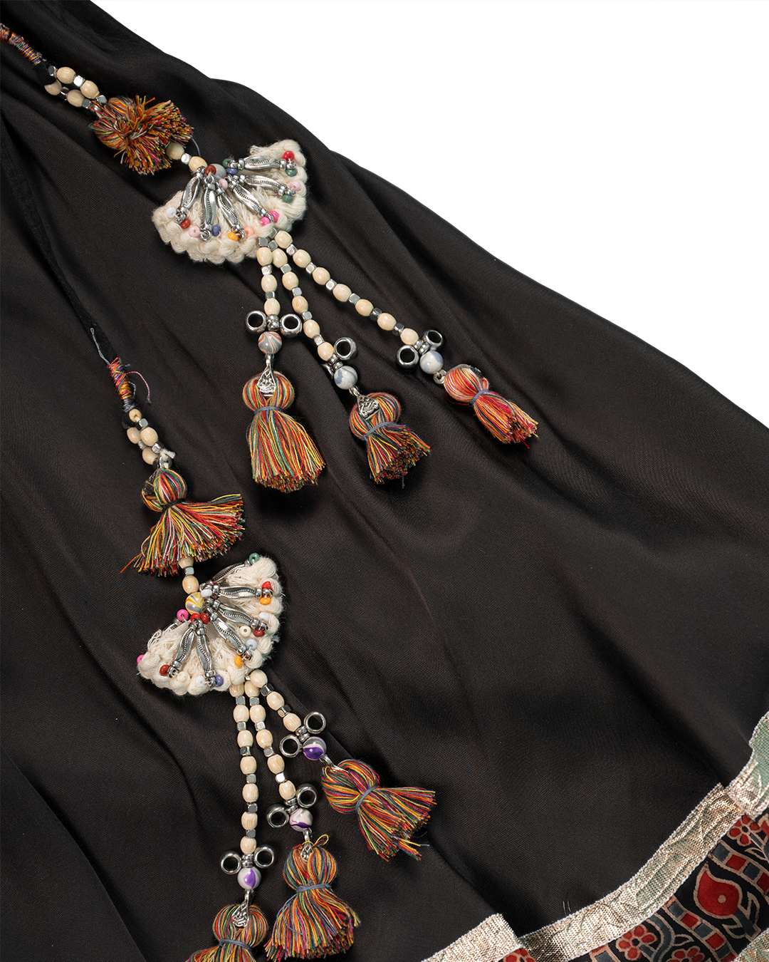 Tribal Noir Set – Black & Maroon
