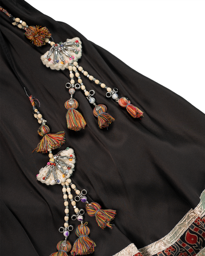 Tribal Noir Set – Black & Maroon