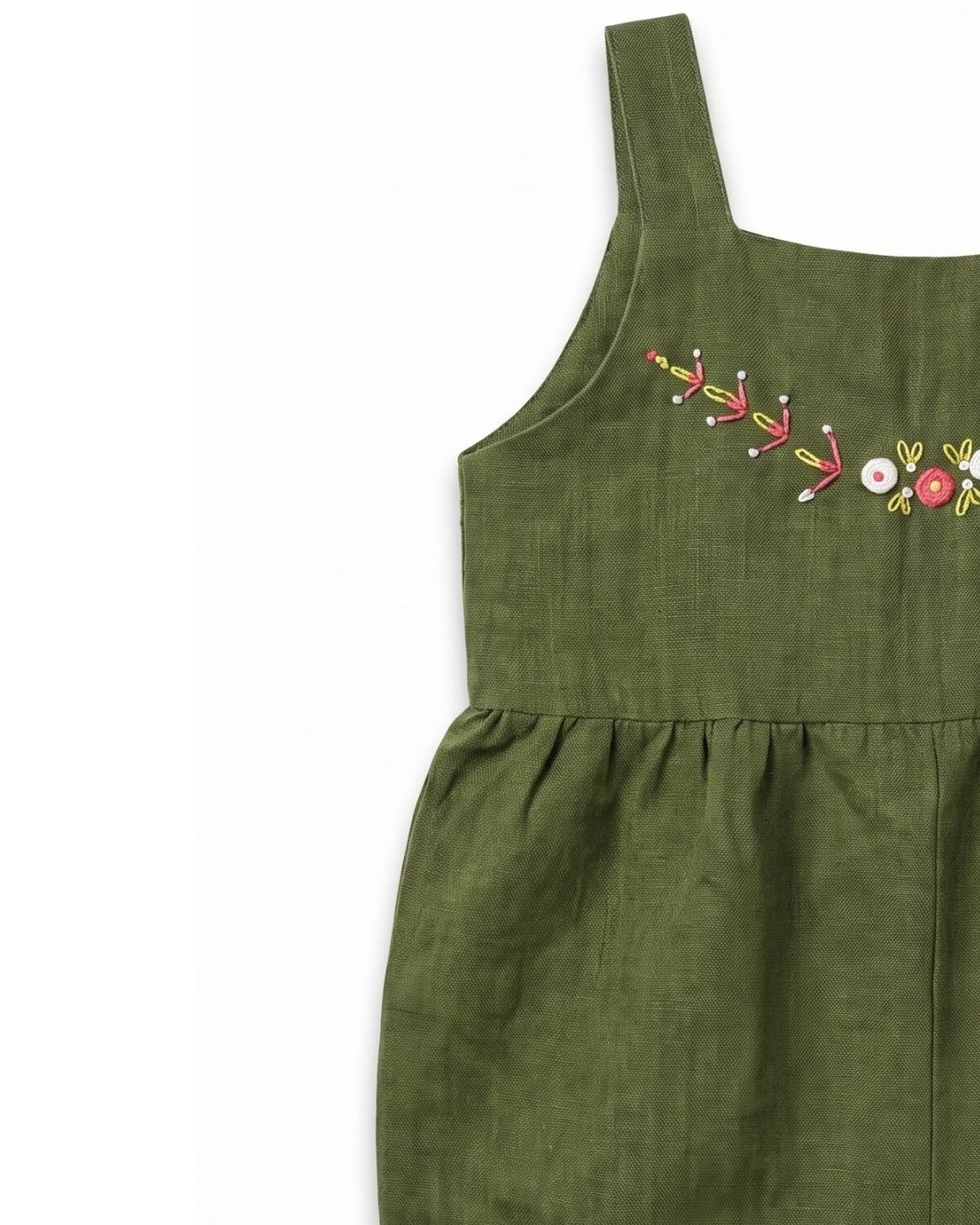 The Moss Linen Jumpsuit