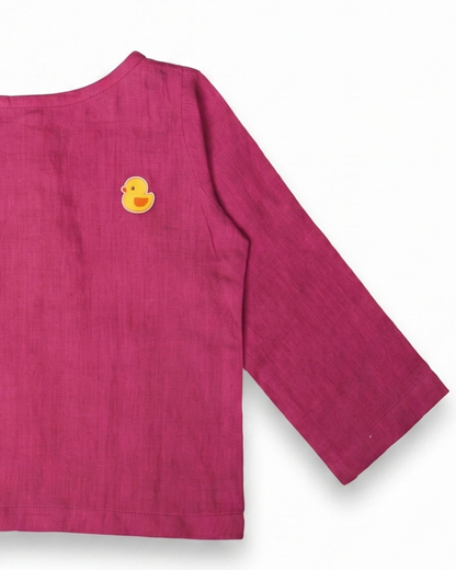 The Fuchsia Motif Top