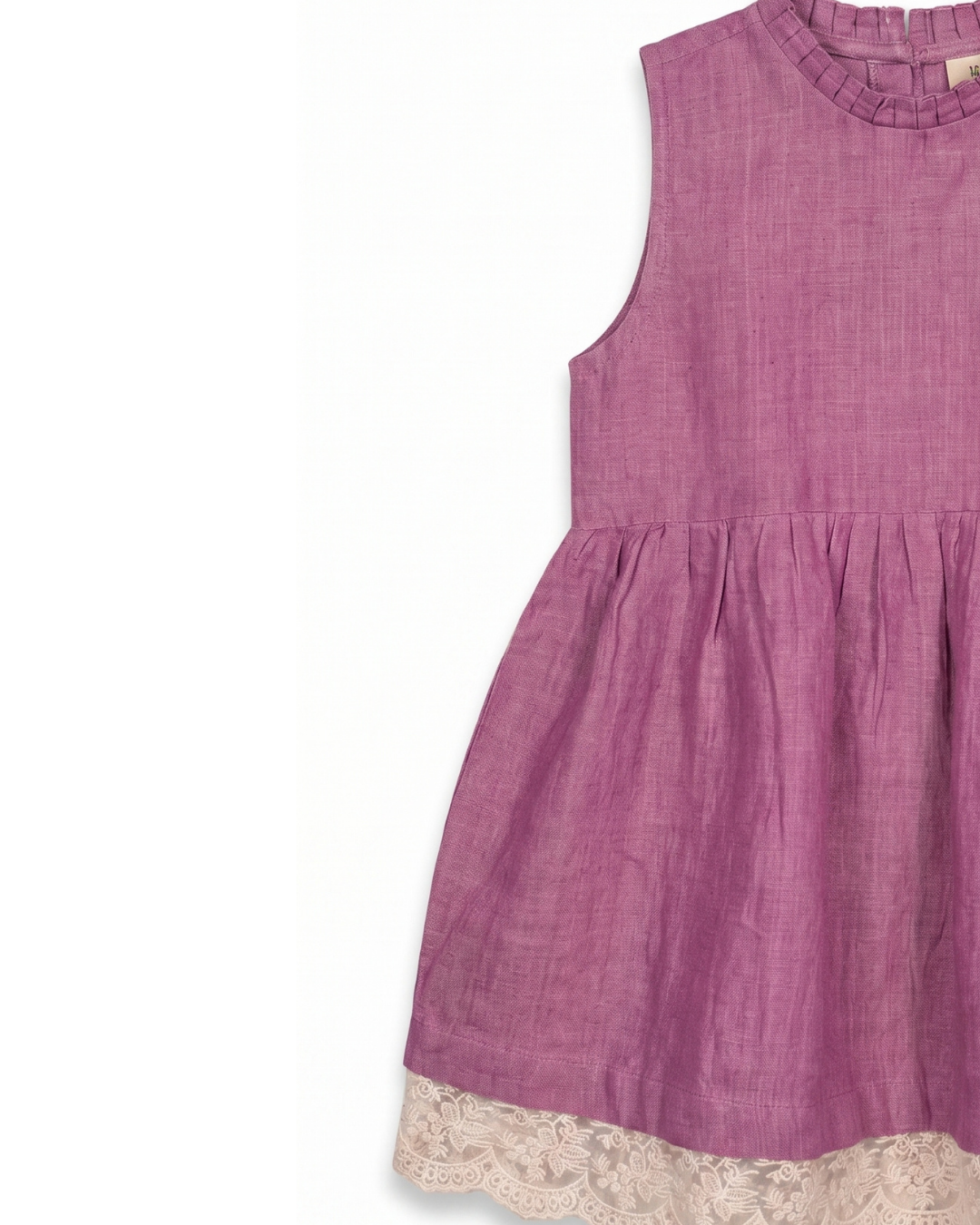 The vintage purple frock