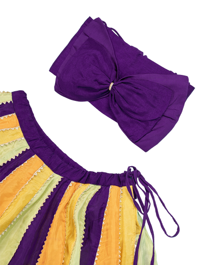 Girls Multicolor Lehenga Choli – Navratri & Festive Wear