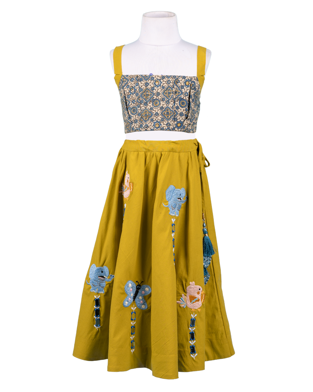 Jungle Jamboree Set – Ochre Yellow & Indigo