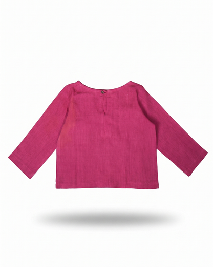 The Fuchsia Motif Top