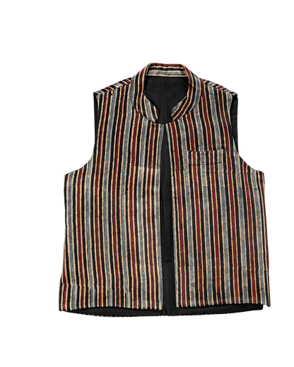 Midnight Mela Set – black & Multistripe