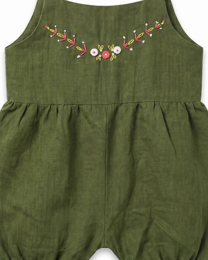 The Moss Linen Jumpsuit