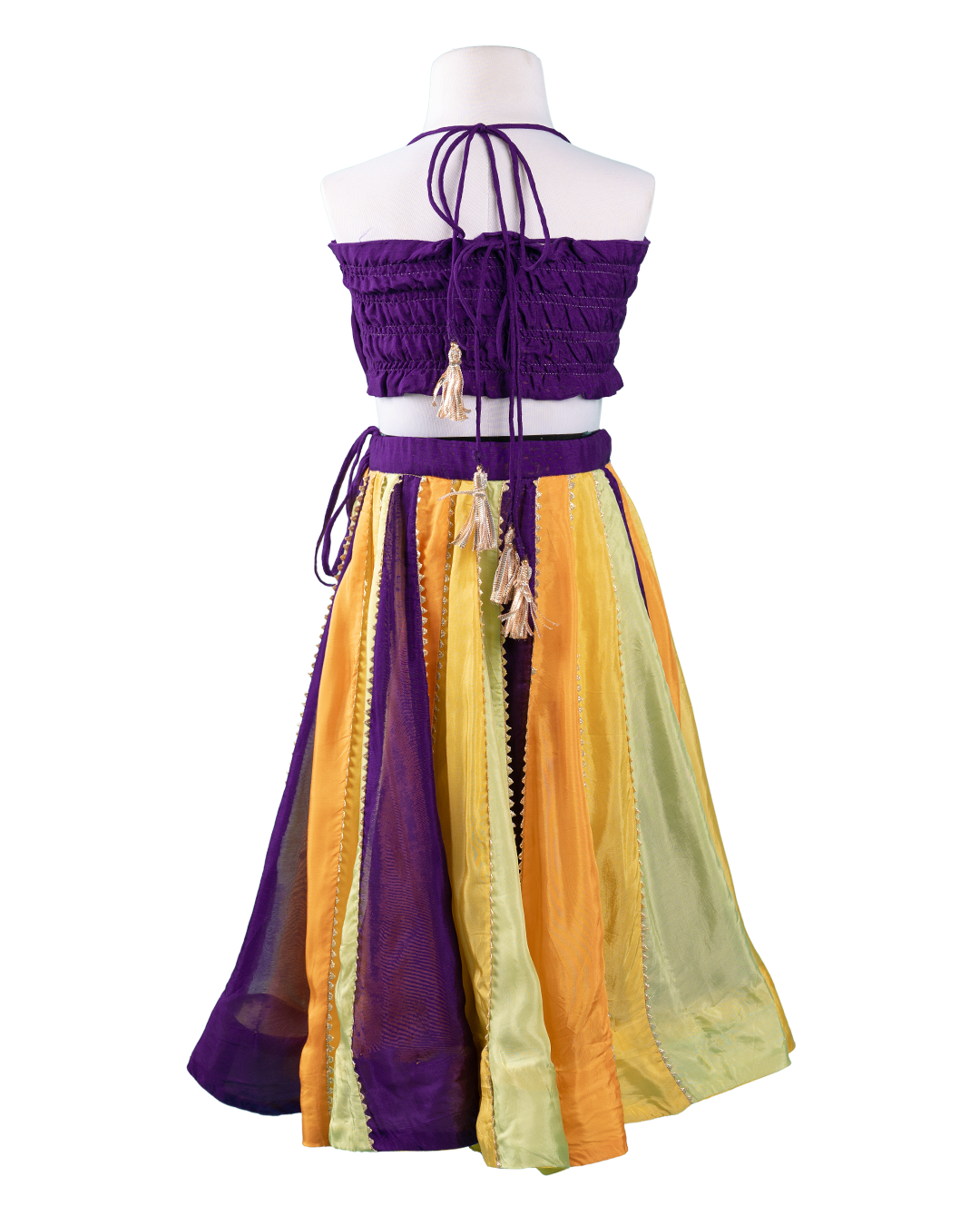 Girls Multicolor Lehenga Choli – Navratri & Festive Wear