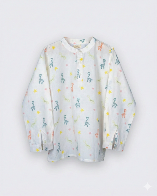 Eddie & Birdie Muslin Cotton Nightwear Set