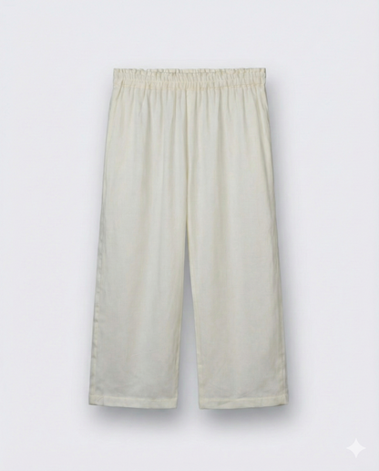 Soft yellow Gauze linen nightwear set