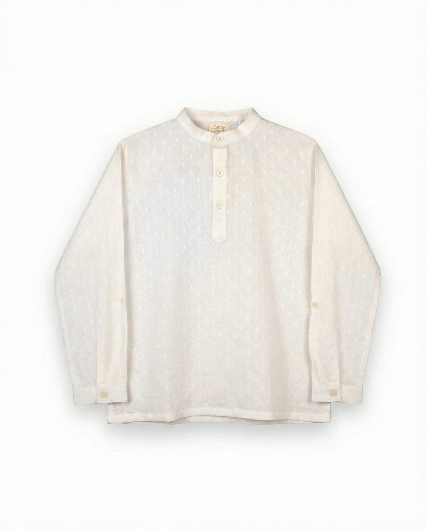Eddie & Birdie Milky White Muslin Night Kurta Set